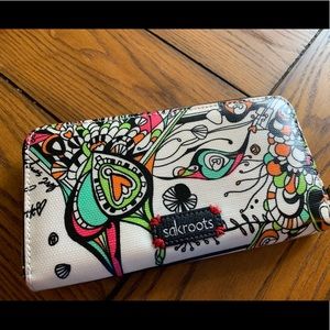 SAKROOTS Clutch/Wallet Zip-around Wristlet Wallet
